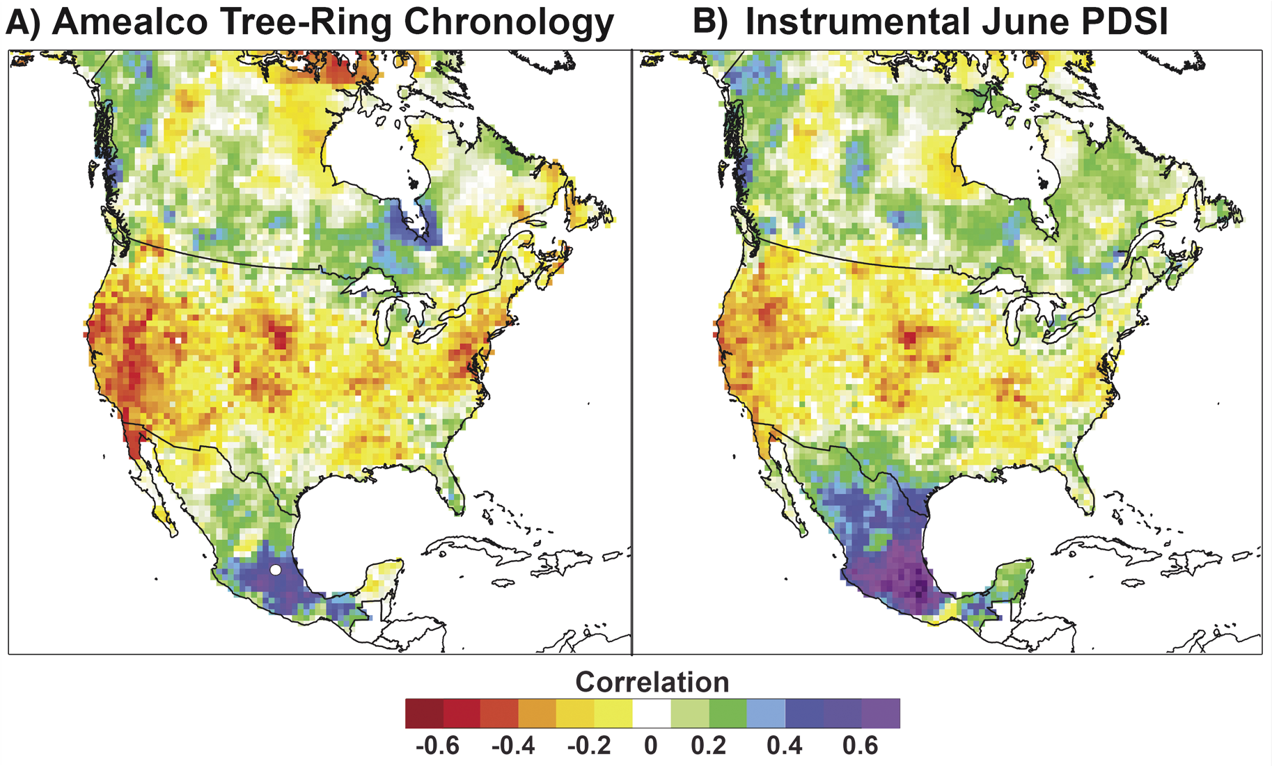 Central Mexico June Palmer Drought Severity Index Correlated - Atlas (1837x1117), Png Download