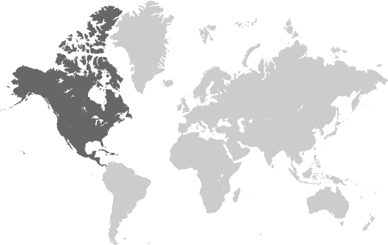 Technical Translation - North America - Pwc World Map (550x348), Png Download