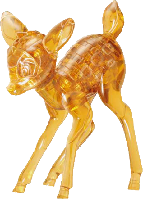 3d Crystal Puzzle - Bambi 3d Crystal Puzzle (640x640), Png Download