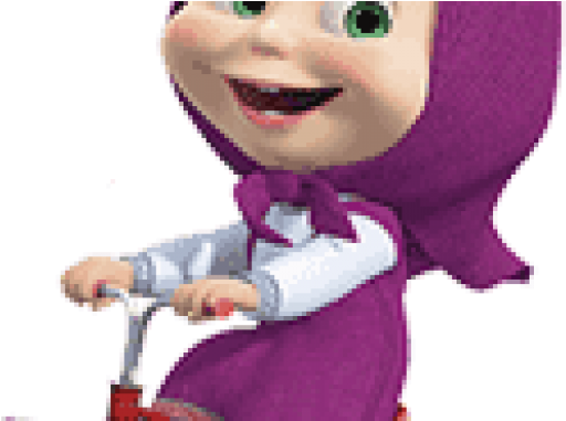 Gif Masha E Urso (630x380), Png Download