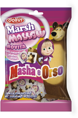 Marshmallow Masha And The Bear - Mondo Masha And The Bear Pool 100 Cm (410x480), Png Download