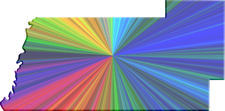 For Help With Png Maps, Or Deciding Which Format Of - Lila U. Blaue Linien Schatten Eines Spektrums Mauspad (768x380), Png Download