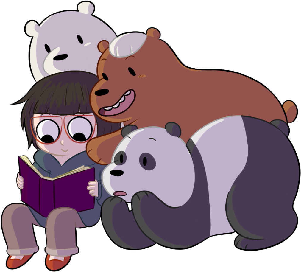 Tumblr Ns8digctvv1tkkrilo1 500 500×367 พิกเซล - We Bare Bears With Chloe (500x367), Png Download