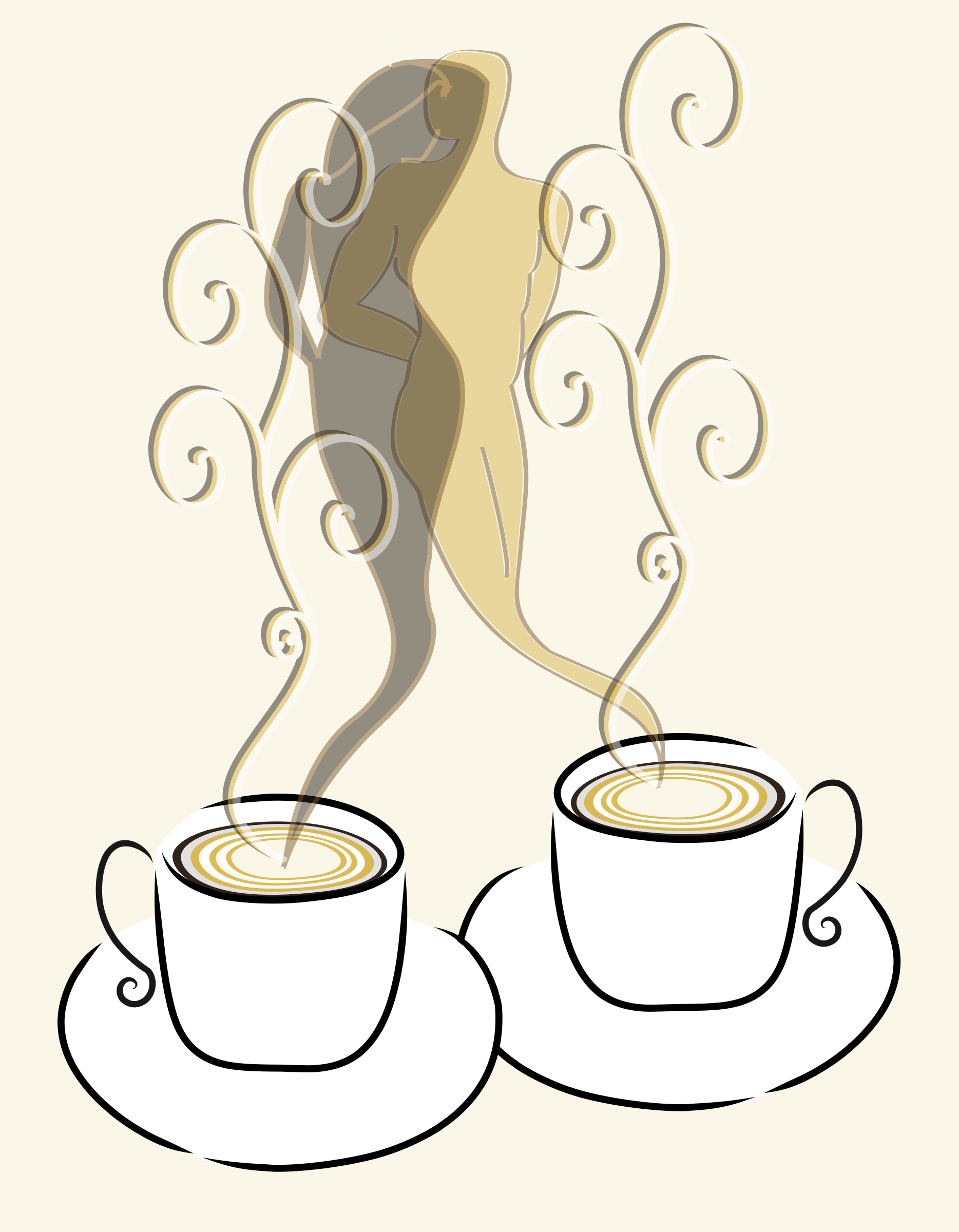 Coffee Clipart Coffee Love - Cafe Love Png (1868x2400), Png Download