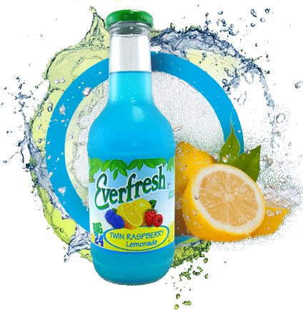 Twin Raspberry Lemonade - Everfresh Juice Blend Concentrate, Cranberry Apple (432x435), Png Download