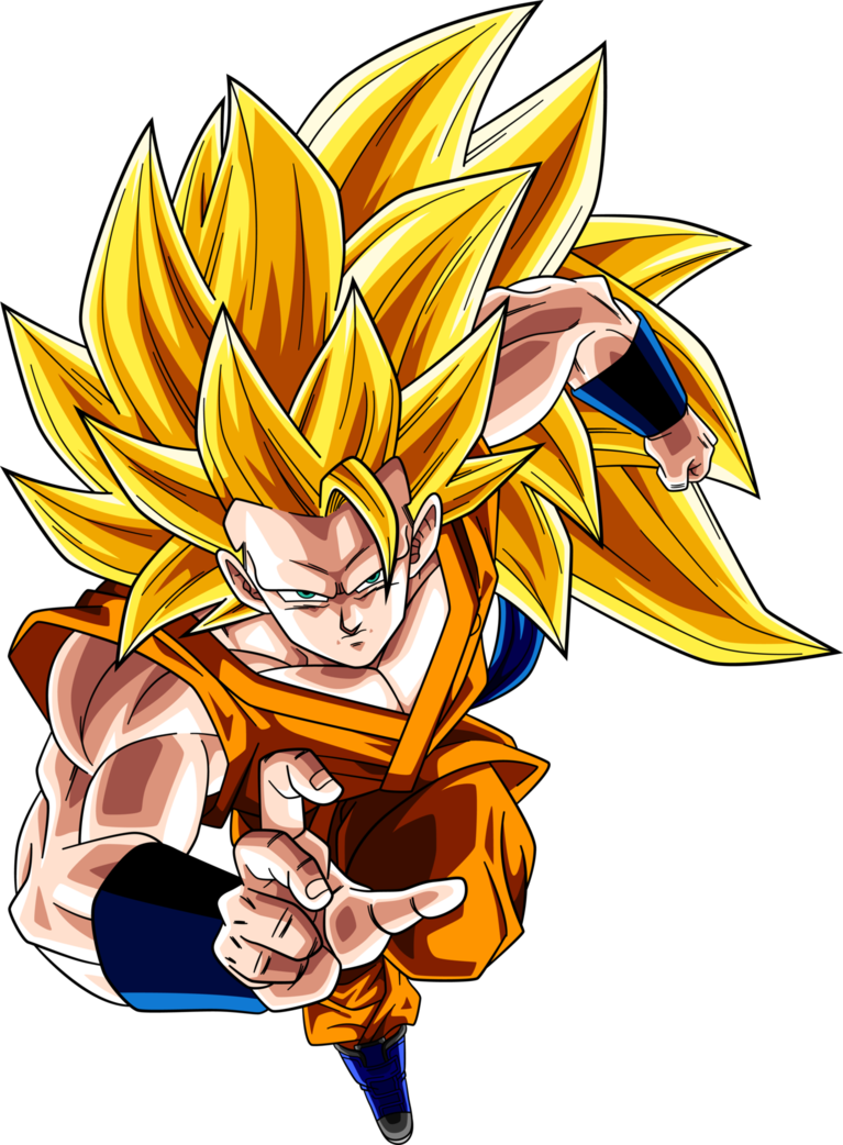Super Saiyan 3 Goku By Rayzorblade189 On Deviantart - Goku Dbs Ssj 3 (767x1042), Png Download