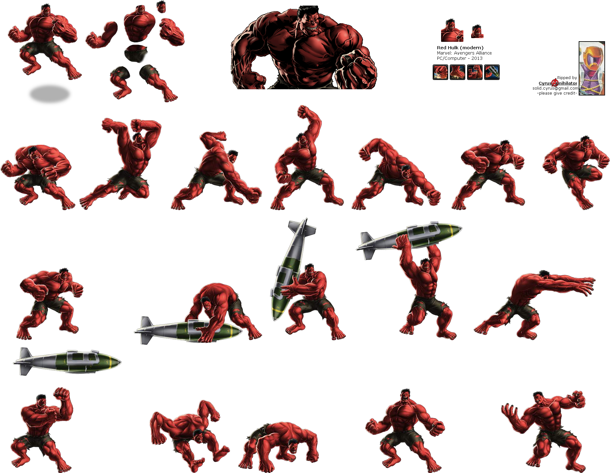 Avengers Alliance - Sprites Marvel (2000x1550), Png Download