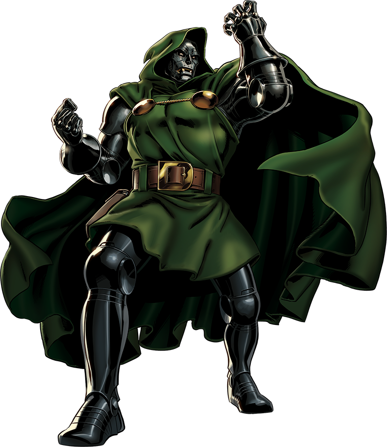 Png Black And White Stock Doctor Doom Villains Wiki - Doctor Doom (790x912), Png Download