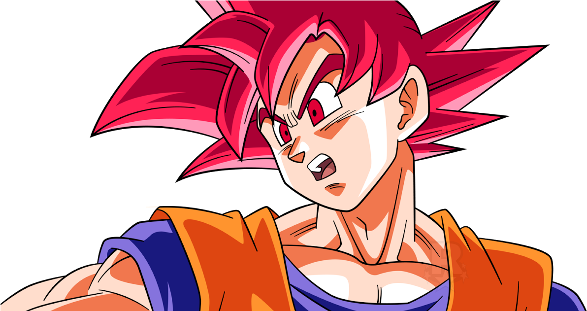 Goku God (1200x630), Png Download