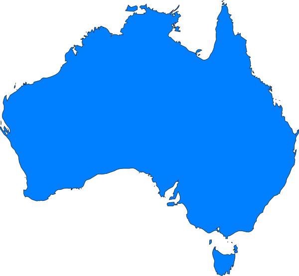 Aura Super Saiyan Png - Australia Map Vector Png (600x554), Png Download