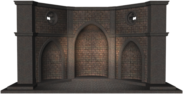 Castle-016 - Arch (640x330), Png Download