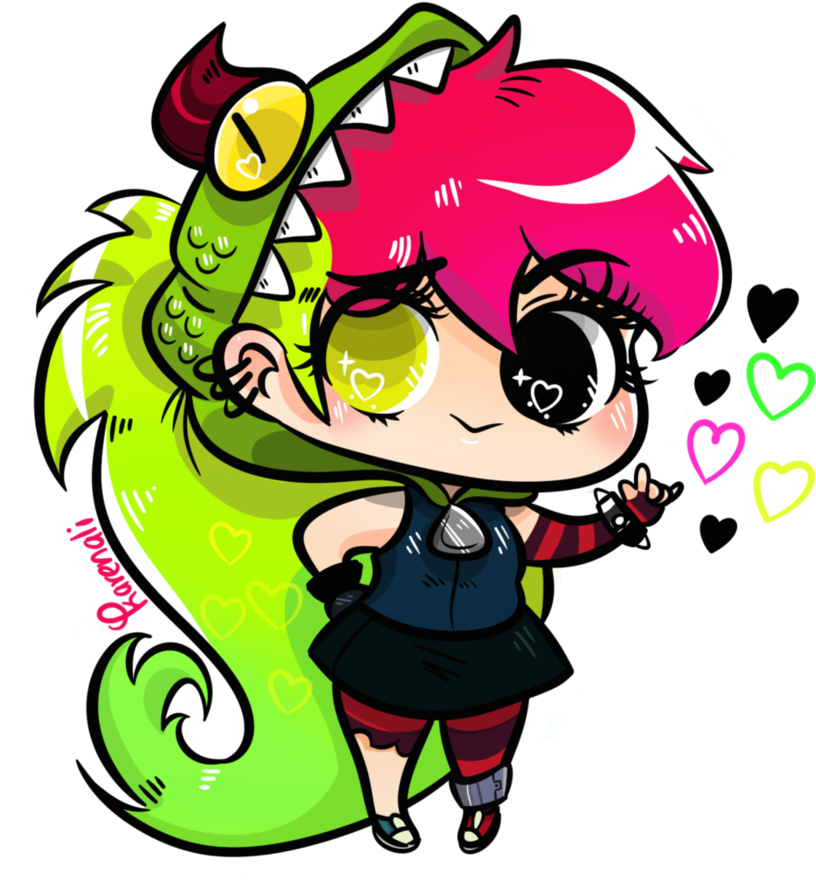 Dementia Drawing Villain Black Hat Chibi - Demencia Villanos Chibi (816x880), Png Download