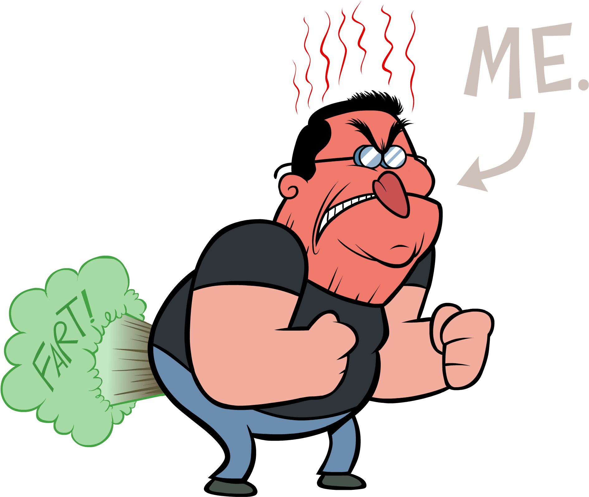 Dadfart0002 - Cartoon (2292x1667), Png Download