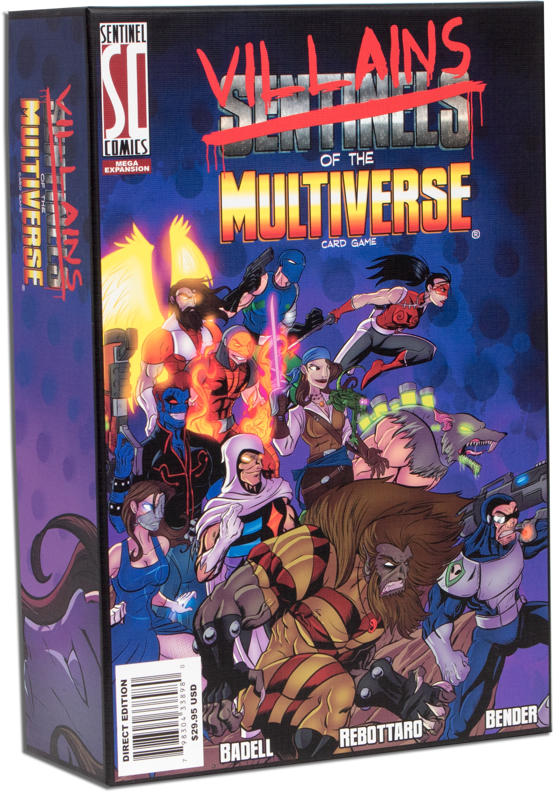 Sentinels Of The Multiverse - Sentinels Of The Multiverse: Villains Of The Multiverse (3456x3456), Png Download