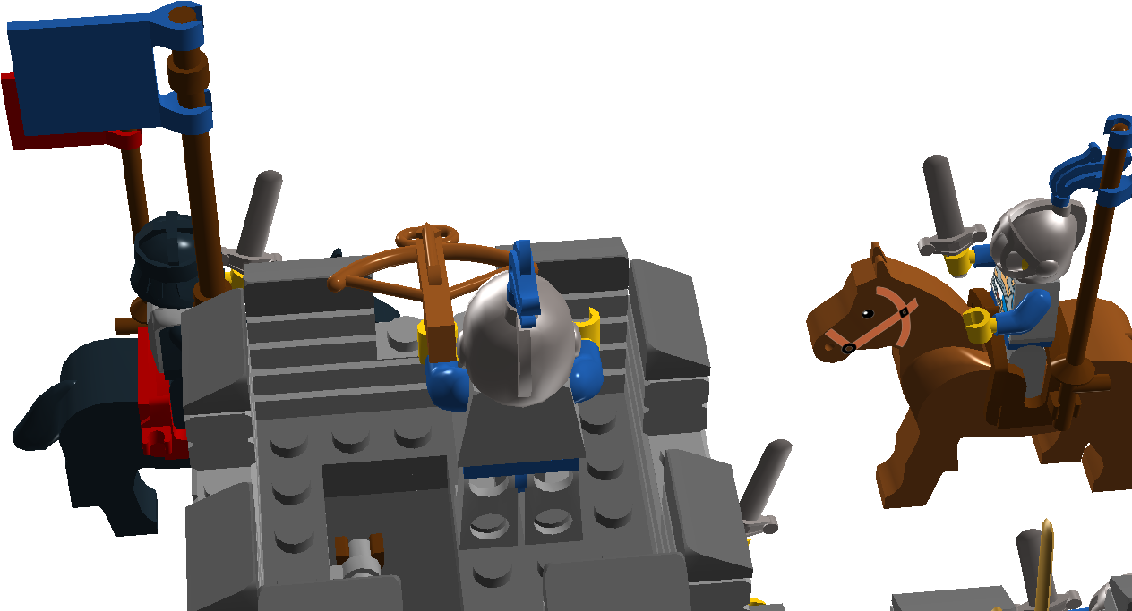 Connectable Castle Wall - Cartoon (1356x709), Png Download