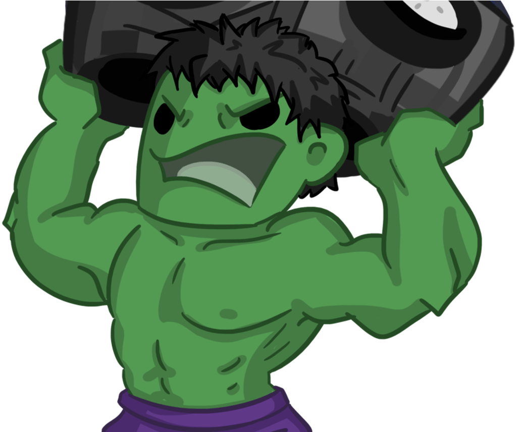 15 Drawing Marvel Hulk For Free Download On Mbtskoudsalg - Hulk Cartoon Cute (1368x855), Png Download