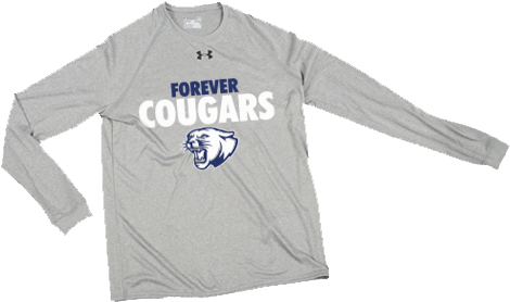 Under Armour Long Sleeve Locker Tee - High School Basketball Warm Up Design (500x400), Png Download