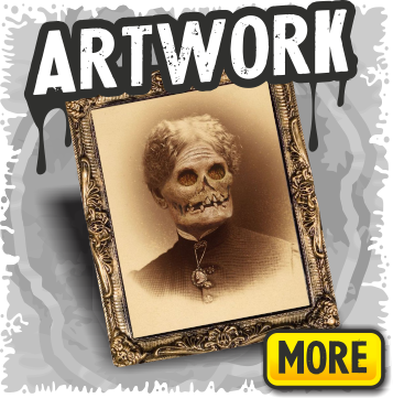 Artwork - Aunt Hazel Holographic Halloween Portrait (357x361), Png Download