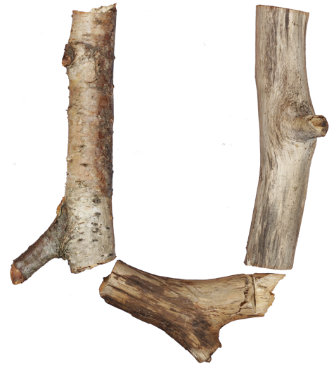 Dry Twigs Font Letter U - Melee Weapon (525x531), Png Download