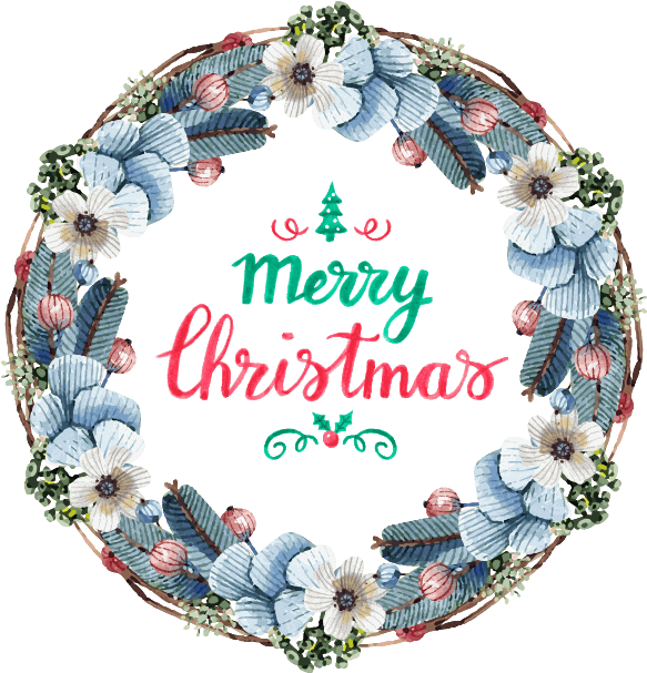 Beautiful Watercolor Christmas Messages Sticker-3 - Digital Art (618x618), Png Download