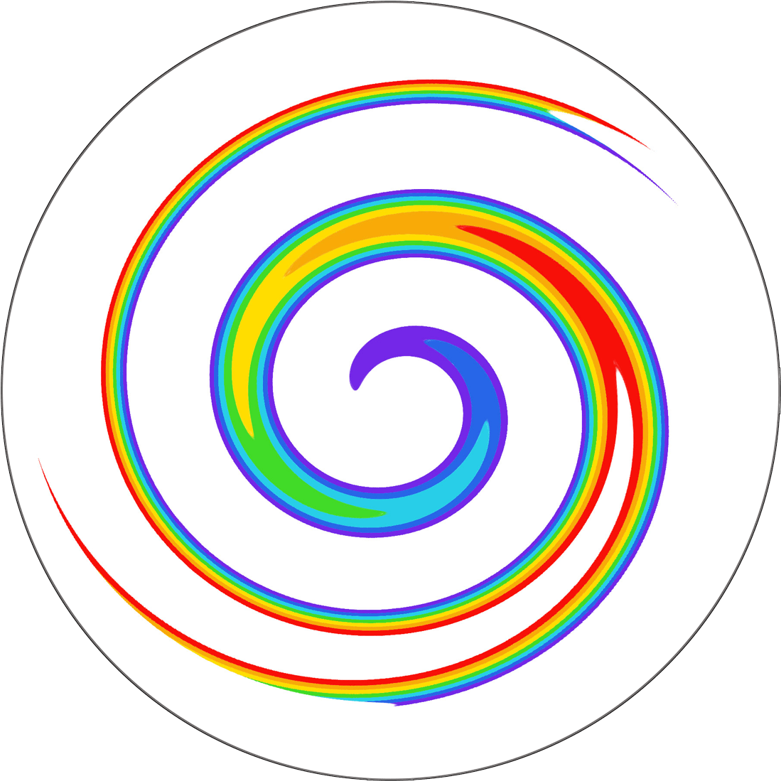 Rainbow Circle - Us Air Force (1134x1136), Png Download