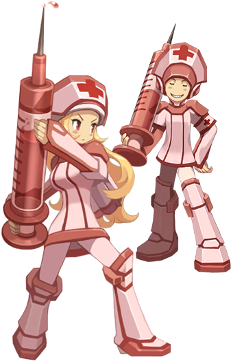 Lost Saga Cyber Medic (384x560), Png Download