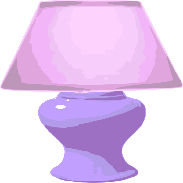 Lamp Svg Clip Arts 600 X 598 Px (600x598), Png Download