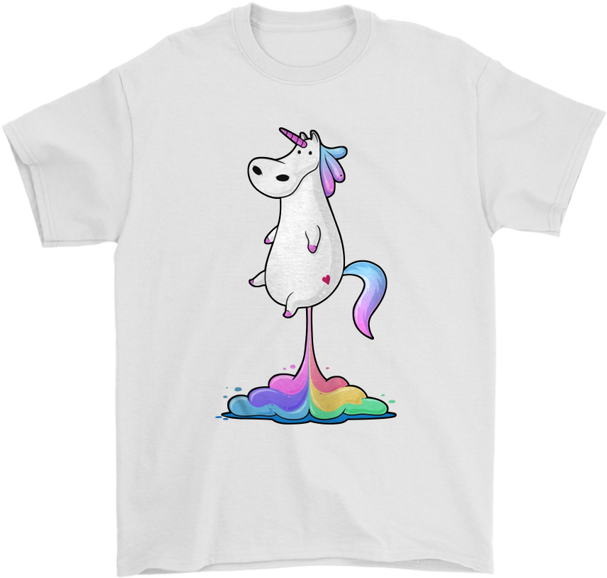 Cute Unicorn Lgbt Shirts T Shirt Gildan Mens T Shirt - Cartoon (1024x1024), Png Download