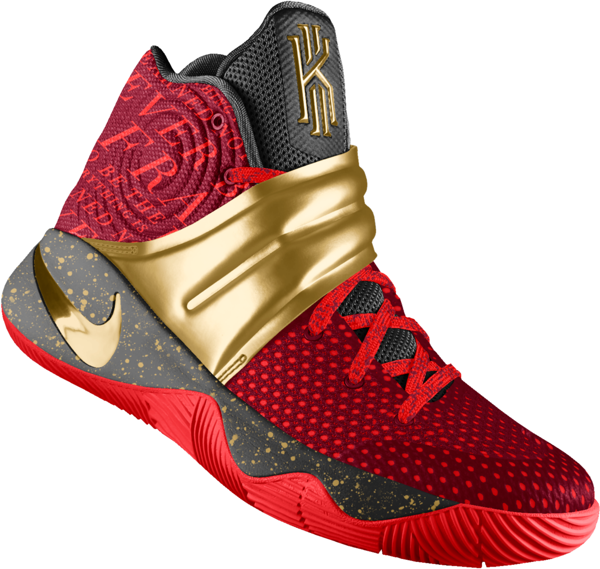 kyrie 2 black gold
