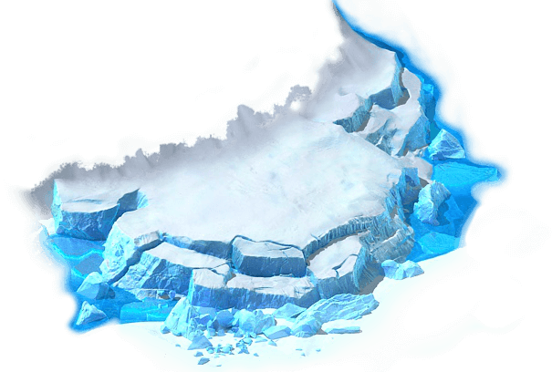 Glacier Stands Initial - Wiki (605x408), Png Download