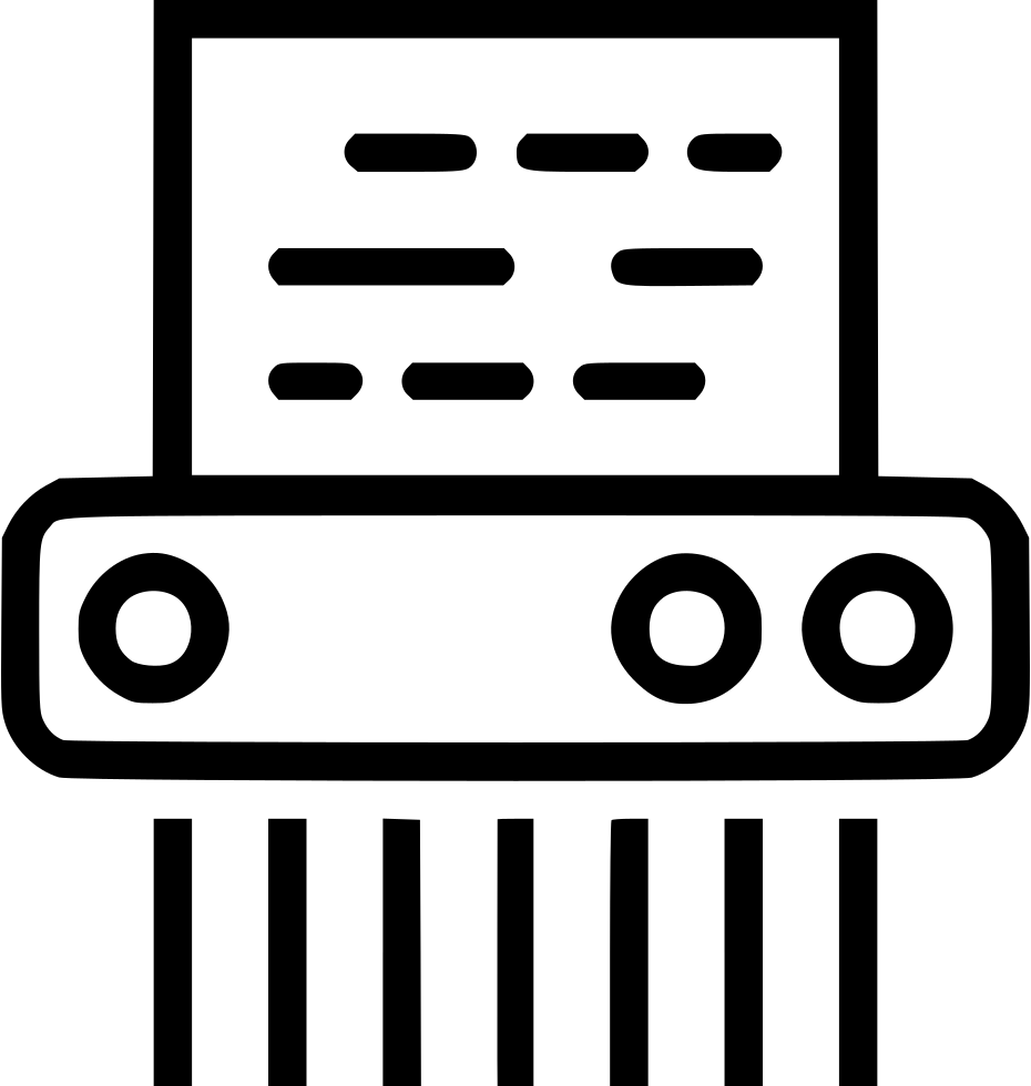 Paper Shredder Comments - Paper Shredder (930x980), Png Download