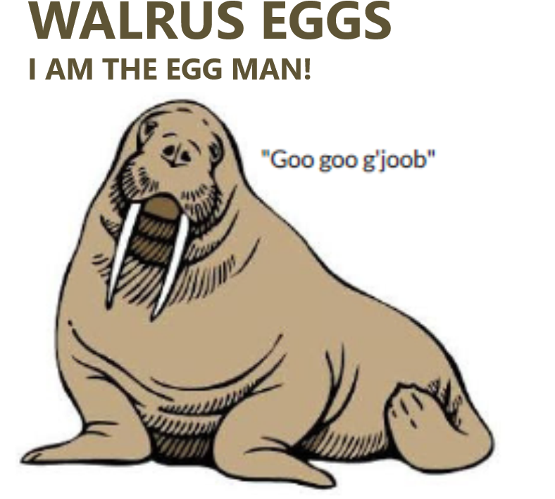 Walrus Eggs - Artist (794x750), Png Download