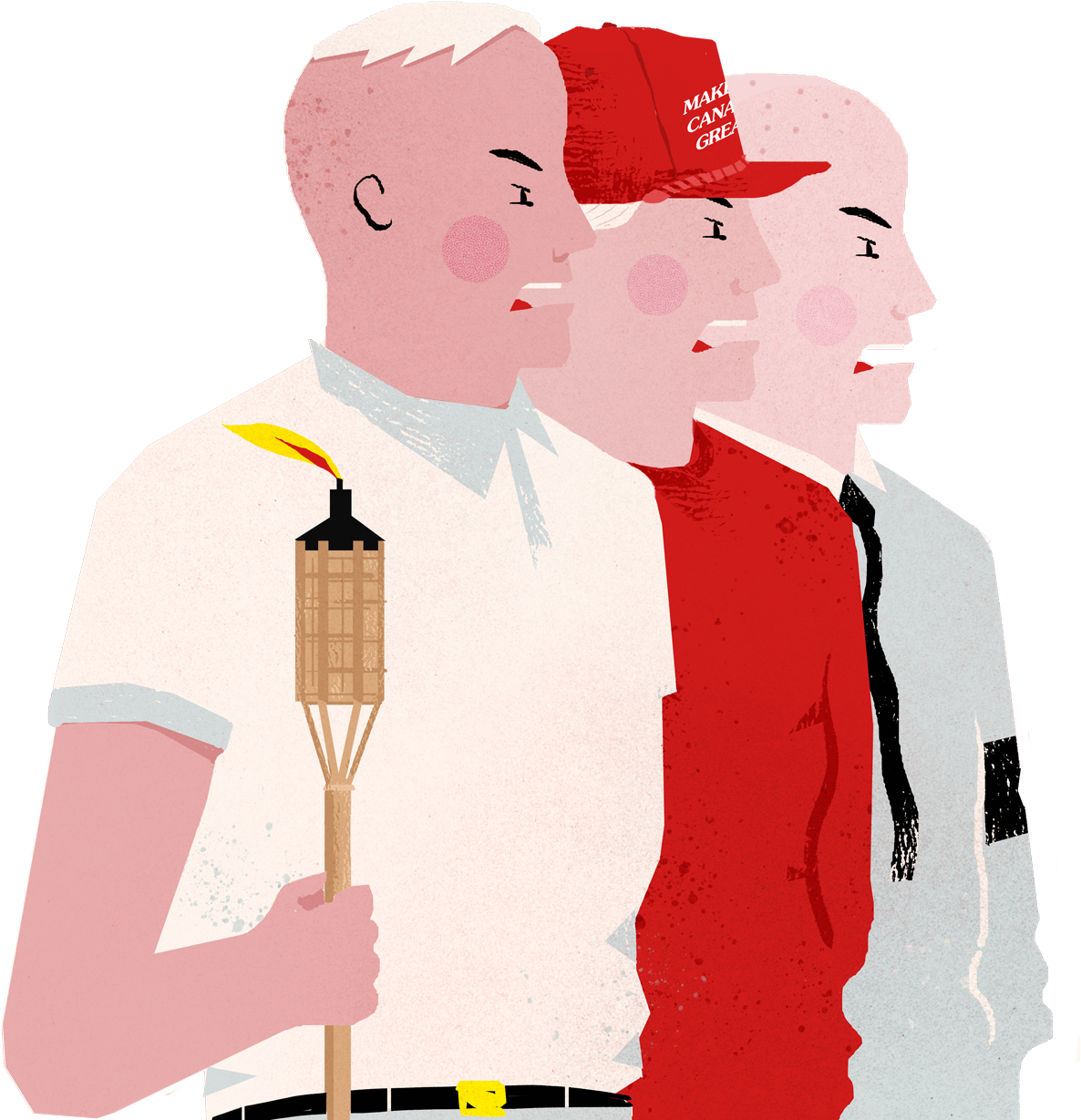 "when Hate Goes Mainstream" Ad - Illustration (1350x1293), Png Download