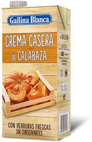 Crema Casera De Calabaza - Crema Calabaza Gallina Blanca (960x521), Png Download