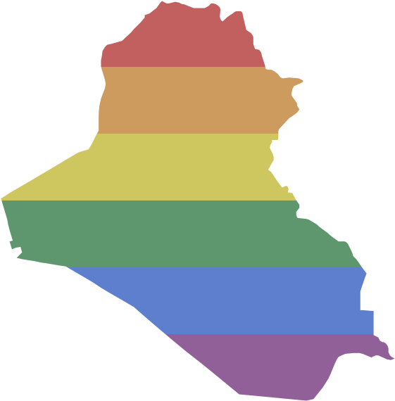 Lgbt Iraq - Iraq Map (600x600), Png Download