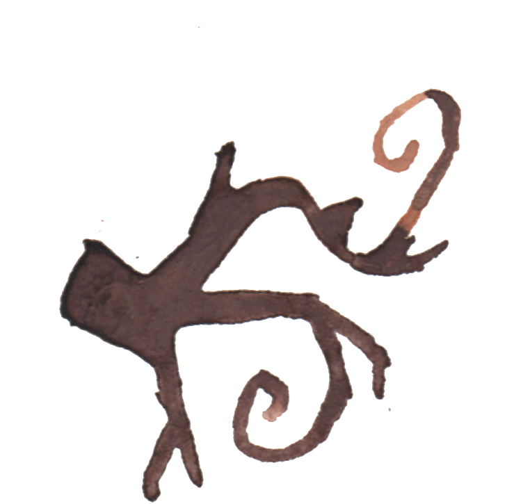 Brown Watercolor Hand Painted Branches Transparent - Euclidean Vector (1024x818), Png Download