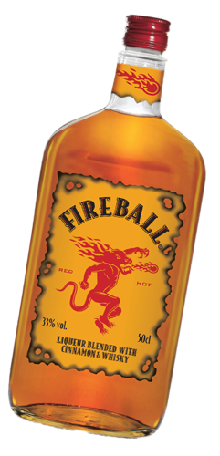 About Fireball Whisky - Fireball Cinnamon Whisky 700ml (241x500), Png Download