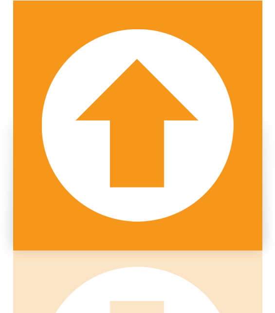 Upload, Mirror, Office, Center, Ms Icon - Center (640x640), Png Download