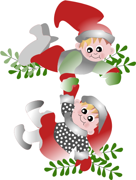 Christmas Elf Clipart - Kravlenisse Png (444x594), Png Download
