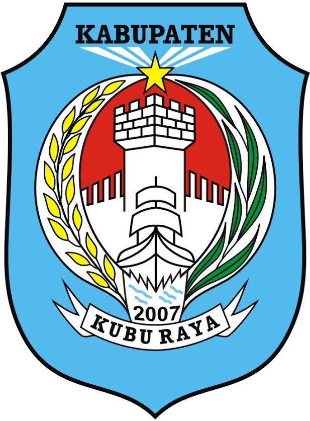 Lambang Kabupaten Kubu Raya - Kubu Raya Regency (617x837), Png Download