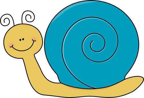 Snail Fail - Cute Snail Clipart (500x340), Png Download