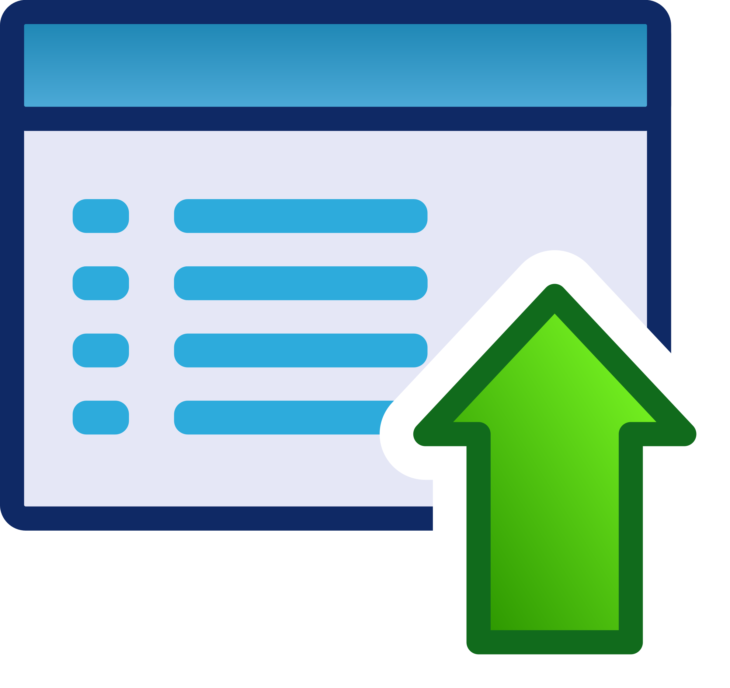 Big Image - Icono Menu Up Png (2400x2260), Png Download