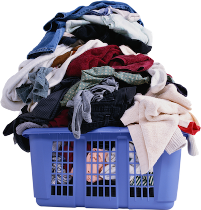 Wash, Dry And Fold Home Delivery - Stop Clutter From Stealing Your Life: Discover (400x419), Png Download