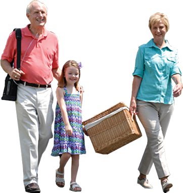 Family - Family Walking Png (362x382), Png Download