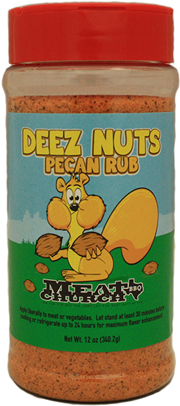 Meat Church Deez Nuts Pecan Rub 12 Oz - Meat Church Deez Nuts (601x600), Png Download