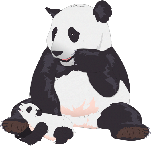 Celebritites Internet Cute Sneezing Panda - Sneezing Panda (537x540), Png Download