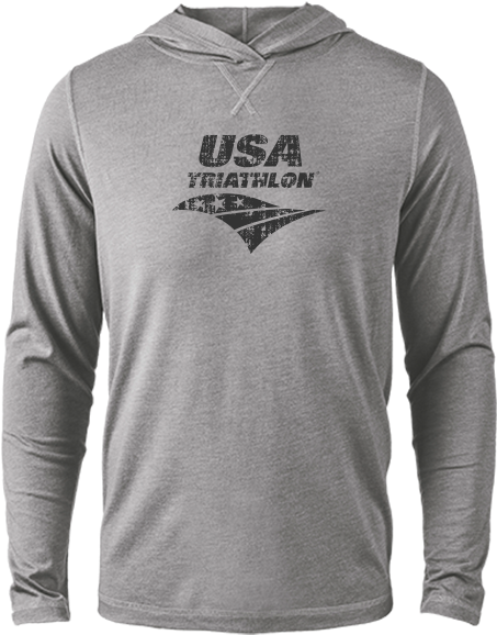 Unisex Distressed Logo Hoodie - P3665 Hoodie (600x600), Png Download