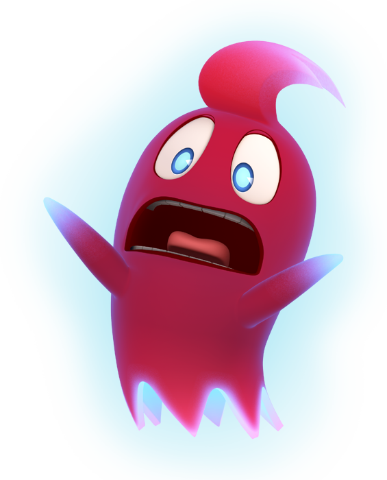 0blinkyole3920-2846 - Pac Man Ghostly Adventures Blinky (565x700), Png Download