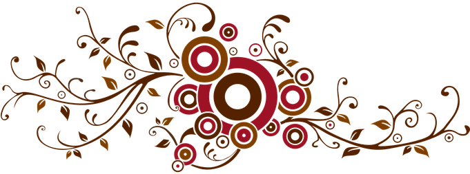 Ivy Swirl Fall Design Circle Vine Leaves A - พื้น หลัง ไม้ เลื้อย (680x340), Png Download