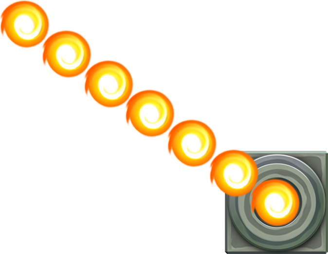 Fire Bar - Super Mario Fire Bar (674x522), Png Download